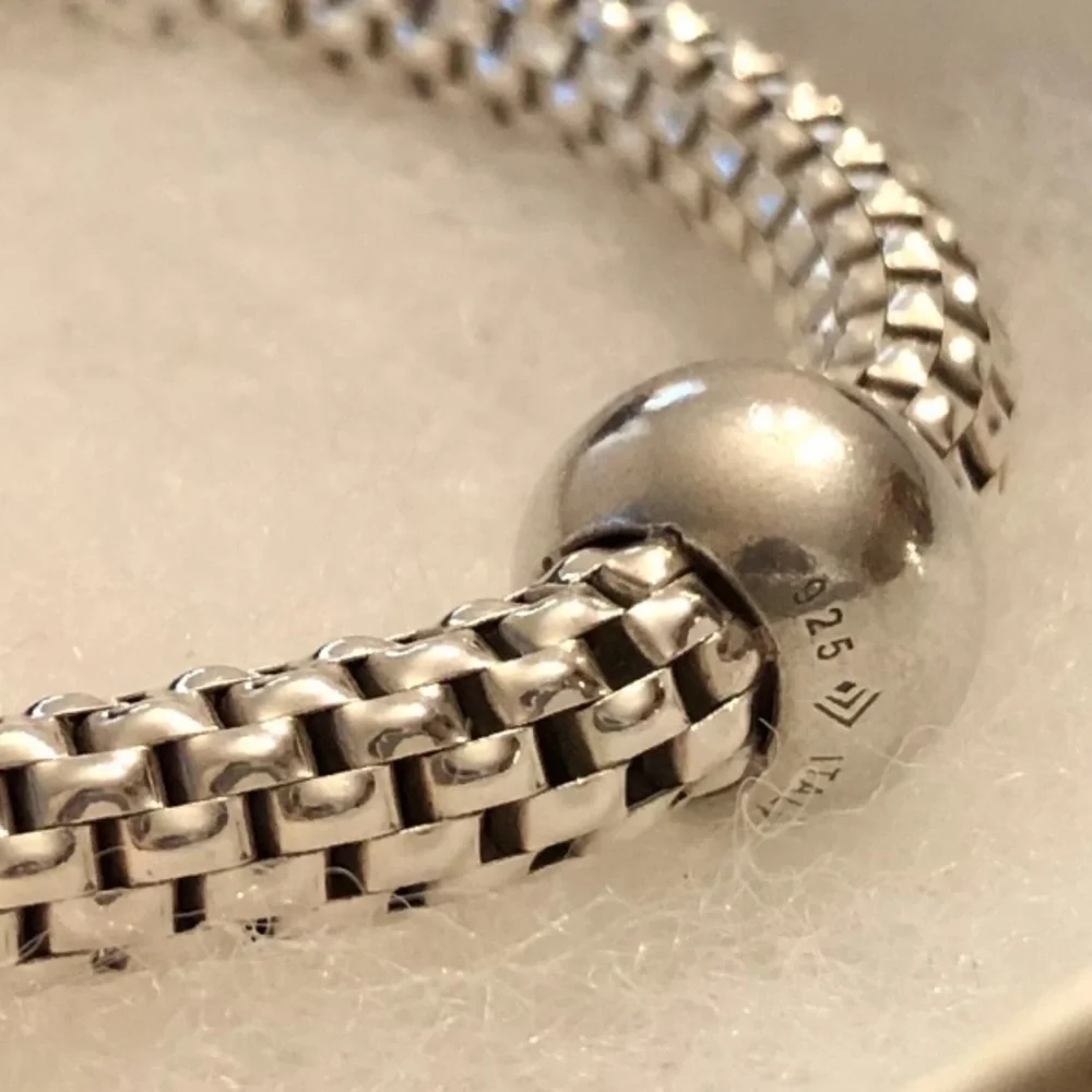 Silpada “Sterling Chic” Sterling Silver Stretch Bracelet B2788